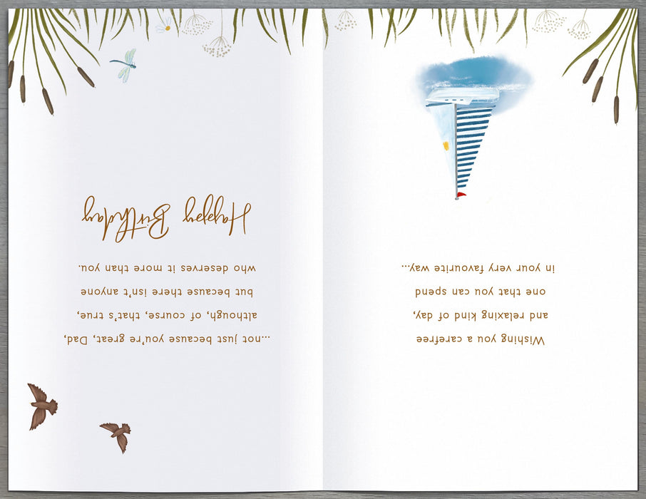 Gibson Birthday Card for Dad, Conv Design
