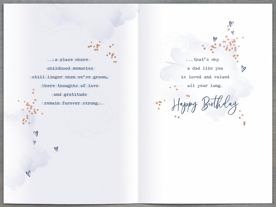 Gibson Birthday Card for Dad, Conv Design