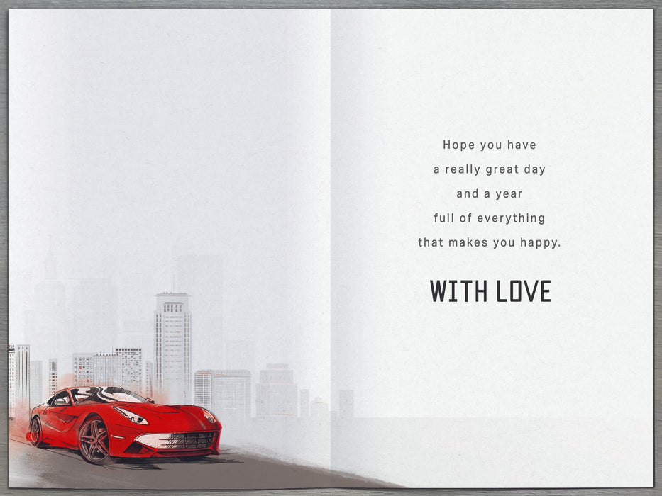 Simply Traditional Birthday Card for Nephew, Conv Design