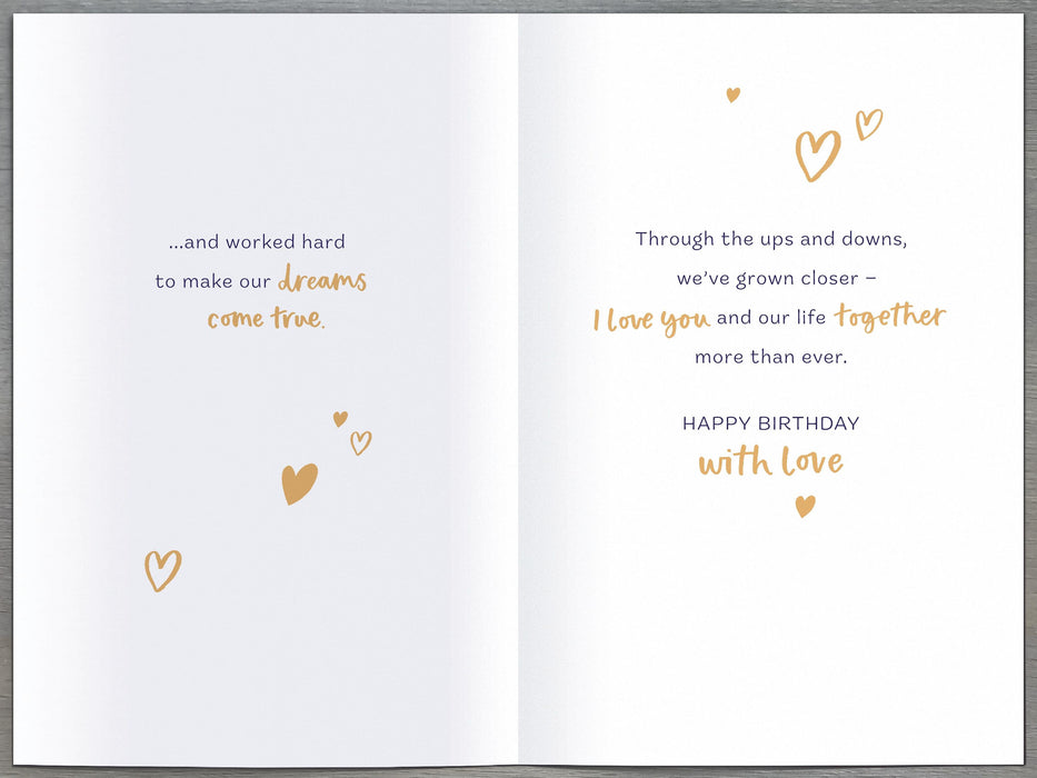 Carlton Birthday Card for Husband, Conv Design