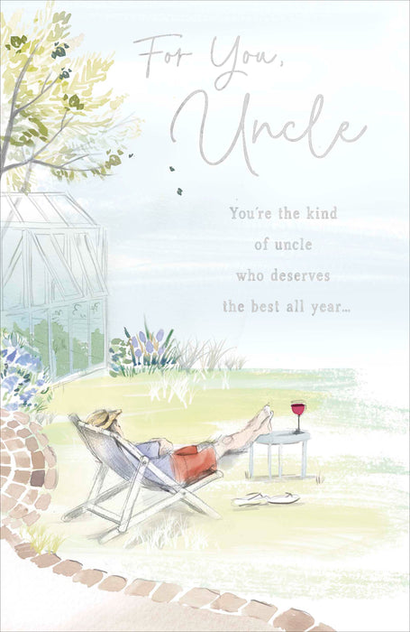 Gibson Birthday Card for Uncle, Conv Design