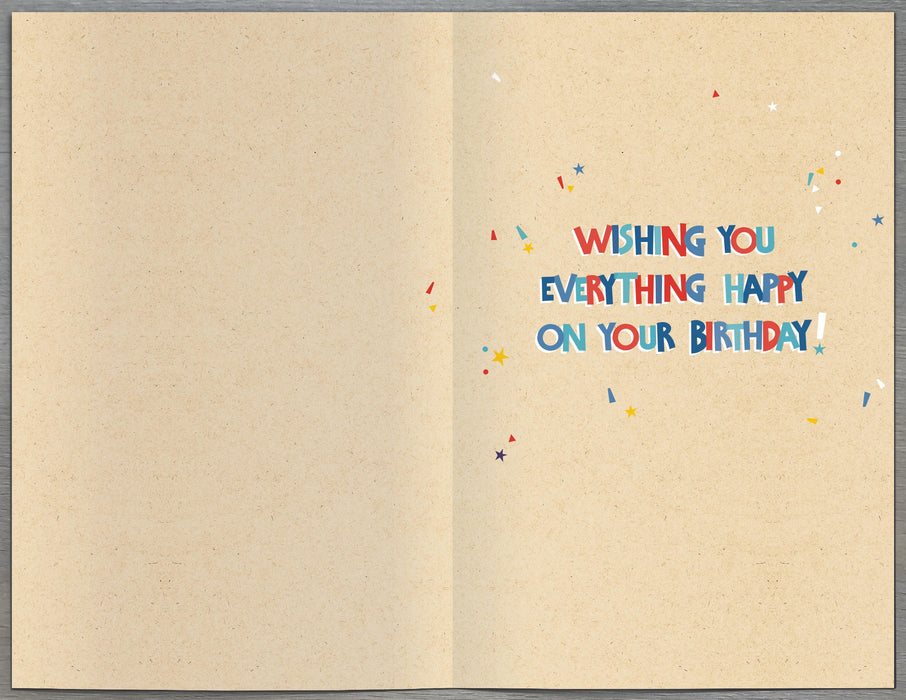 Carlton Birthday Card for Grandson, Conv Design
