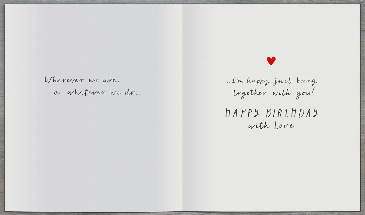 Carlton Birthday Card for Husband, Conv Design