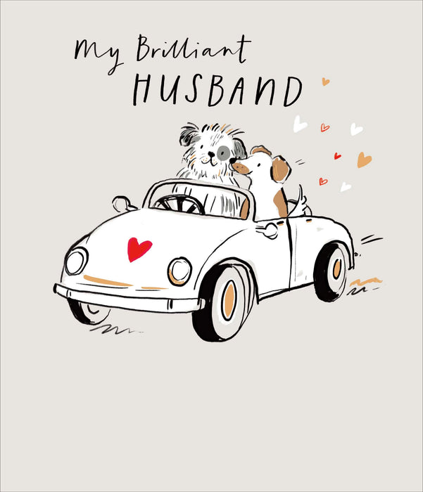 Carlton Birthday Card for Husband, Conv Design
