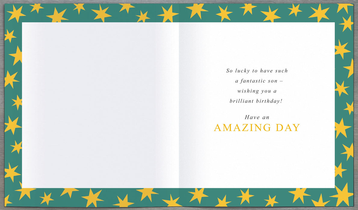 Carlton Birthday Card for Son, Conv Design