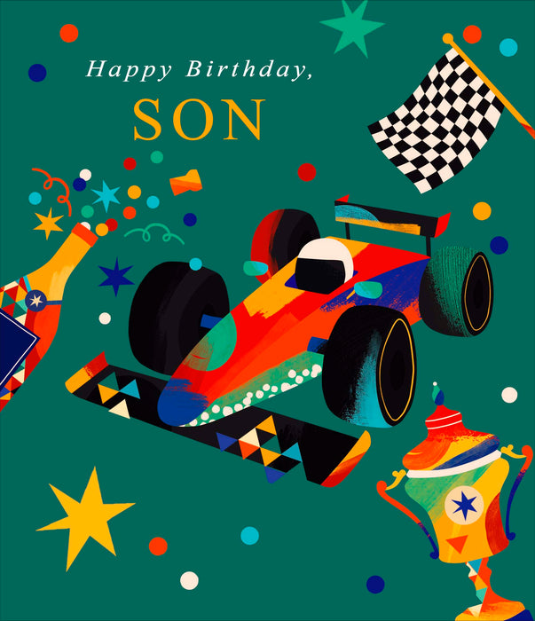 Carlton Birthday Card for Son, Conv Design