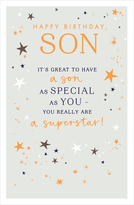 Gibson Birthday Card for Son, Conv Design