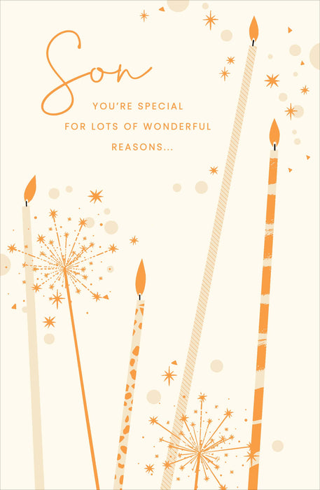Gibson Birthday Card for Son, Conv Design