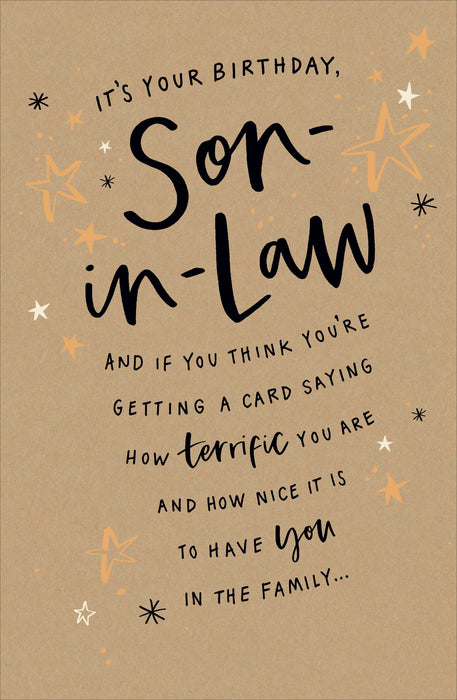 Carlton Birthday Card for Son, Conv Design