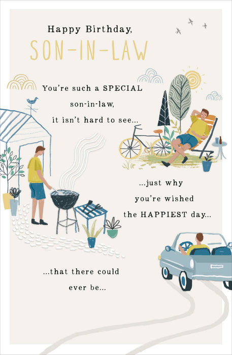 Carlton Birthday Card for Son, Conv Design