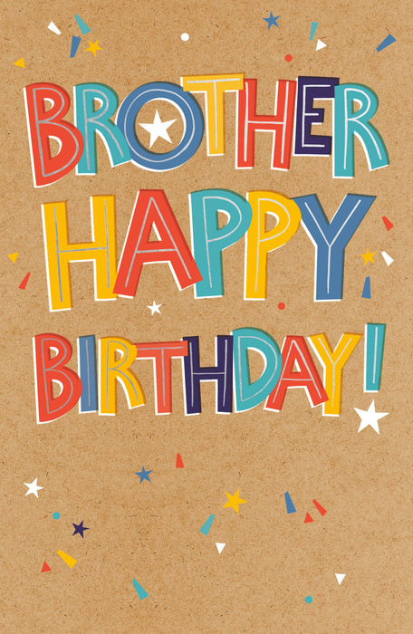 Carlton Birthday Card for Brother, Conv Design