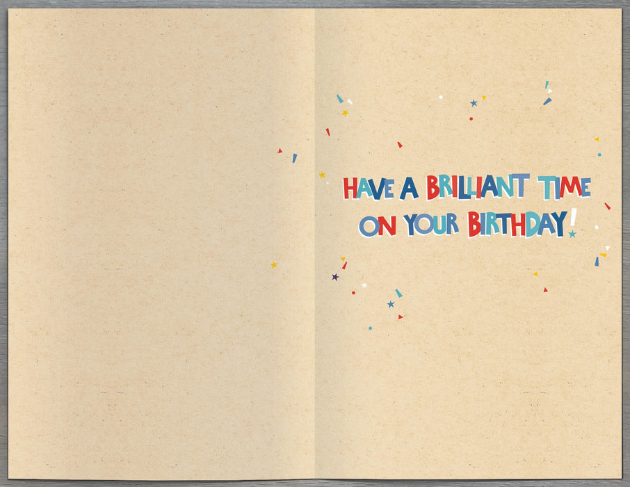 Carlton Birthday Card for Brother, Conv Design
