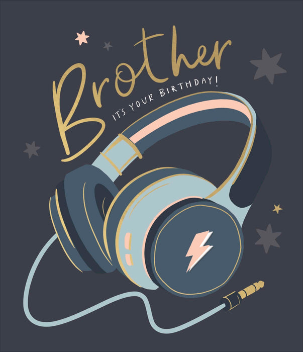 Carlton Birthday Card for Brother, Conv Design