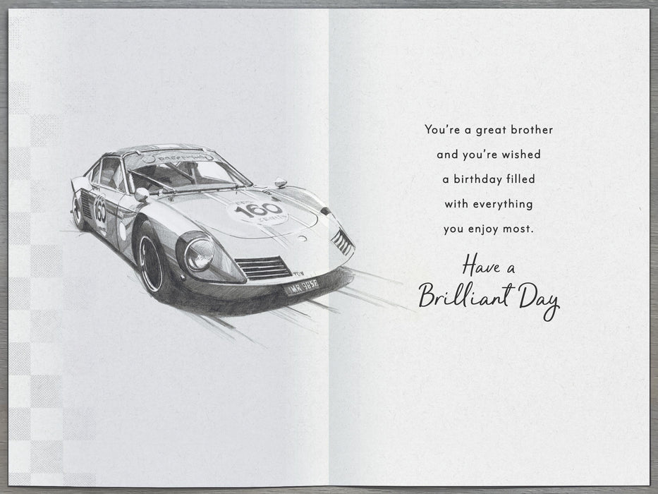 Gibson Birthday Card for Brother, Conv Design