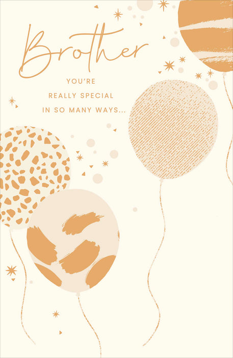 Gibson Birthday Card for Brother, Conv Design
