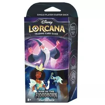 Disney Lorcana: Rise of the Floodborn TCG Starter Deck Amethyst & Steel (Set 2)