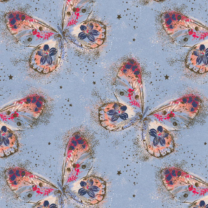 Butterfly Kisses Open Card for Fem, Conv Design