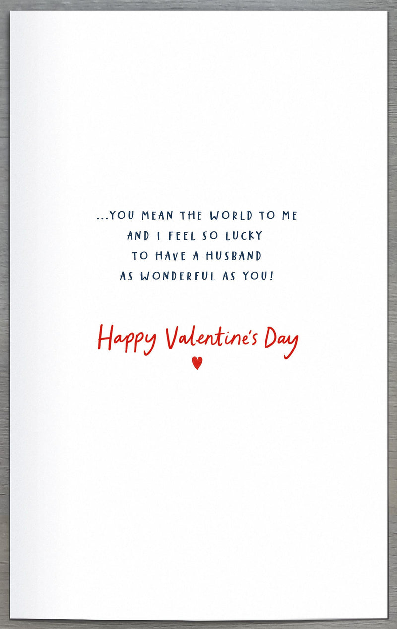 Nutmeg Valentine's Day Card for Husband, Cute Design, 113104