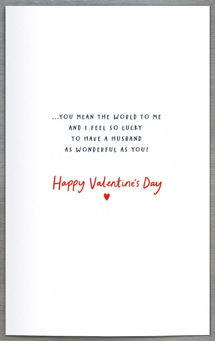 Nutmeg Valentine's Day Card for Husband, Cute Design, 113104