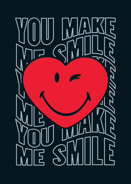 Smiley World Valentine's Day Card for Partner, 113116