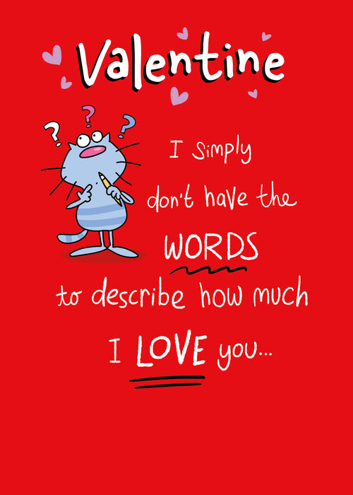 Giggles Valentine's Day Card for Partner, Humorous Design, 113120