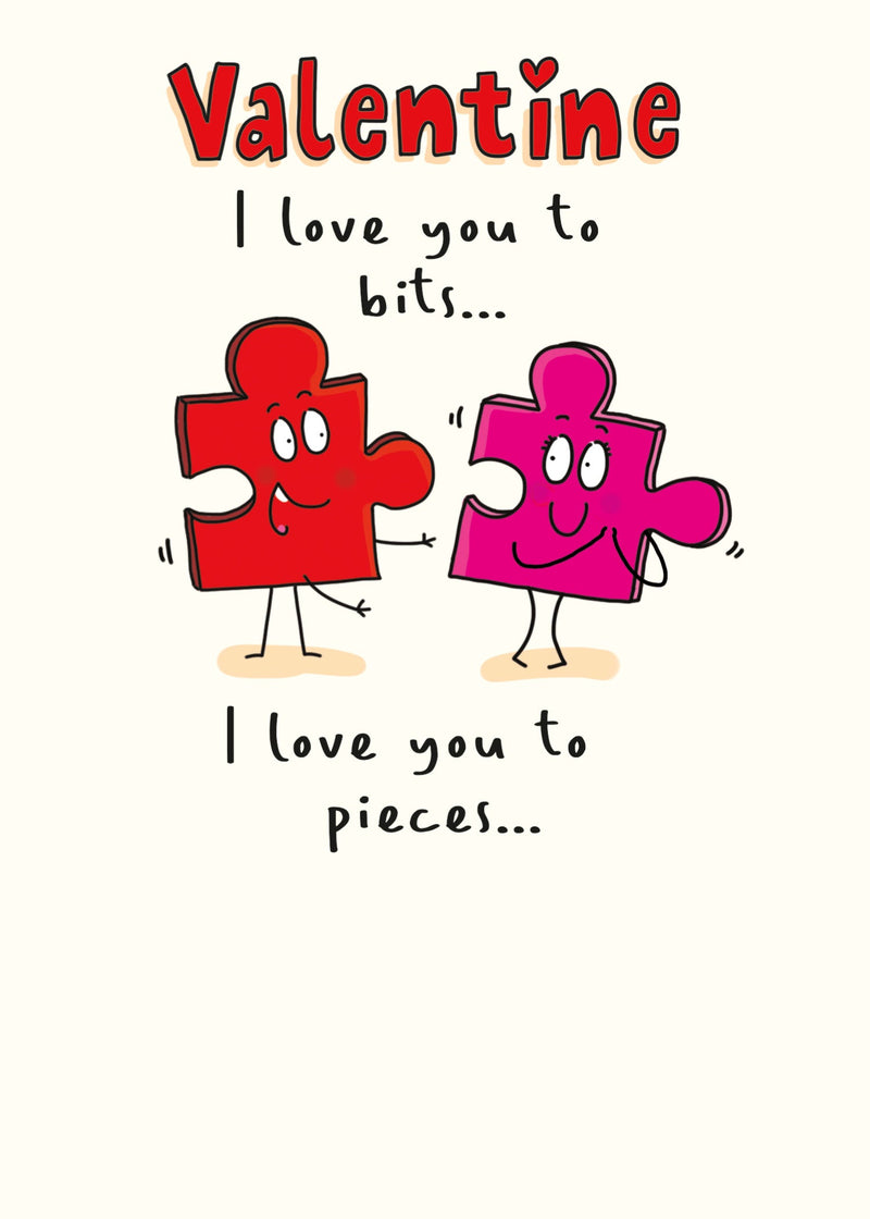 Giggles Valentine's Day Card for Partner, Humorous Design, 113121