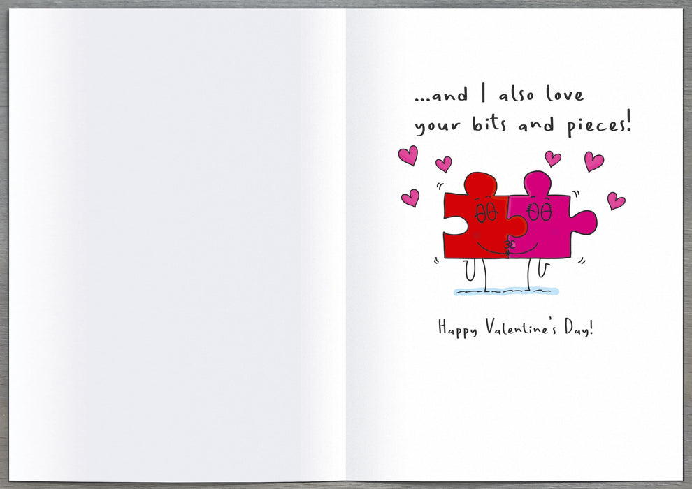 Giggles Valentine's Day Card for Partner, Humorous Design, 113121