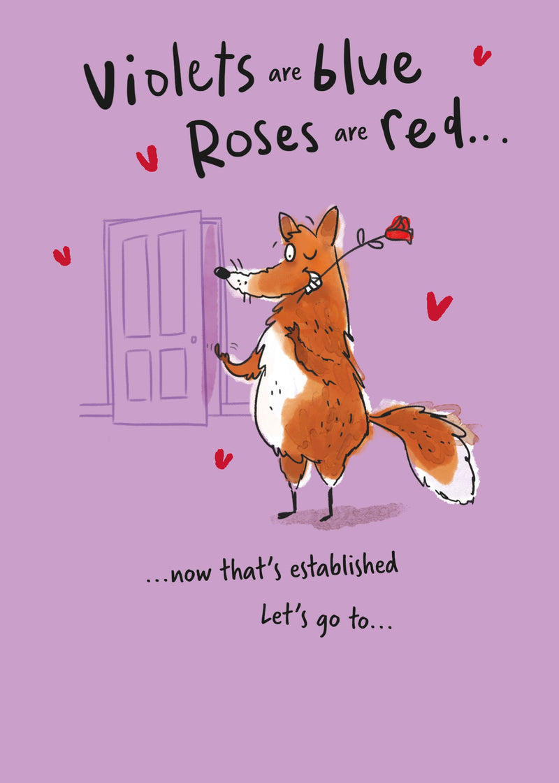 Giggles Valentine's Day Card for Partner, Humorous Design, 113122