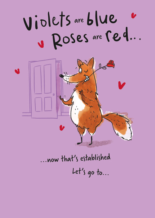 Giggles Valentine's Day Card for Partner, Humorous Design, 113122