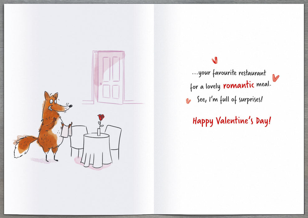 Giggles Valentine's Day Card for Partner, Humorous Design, 113122