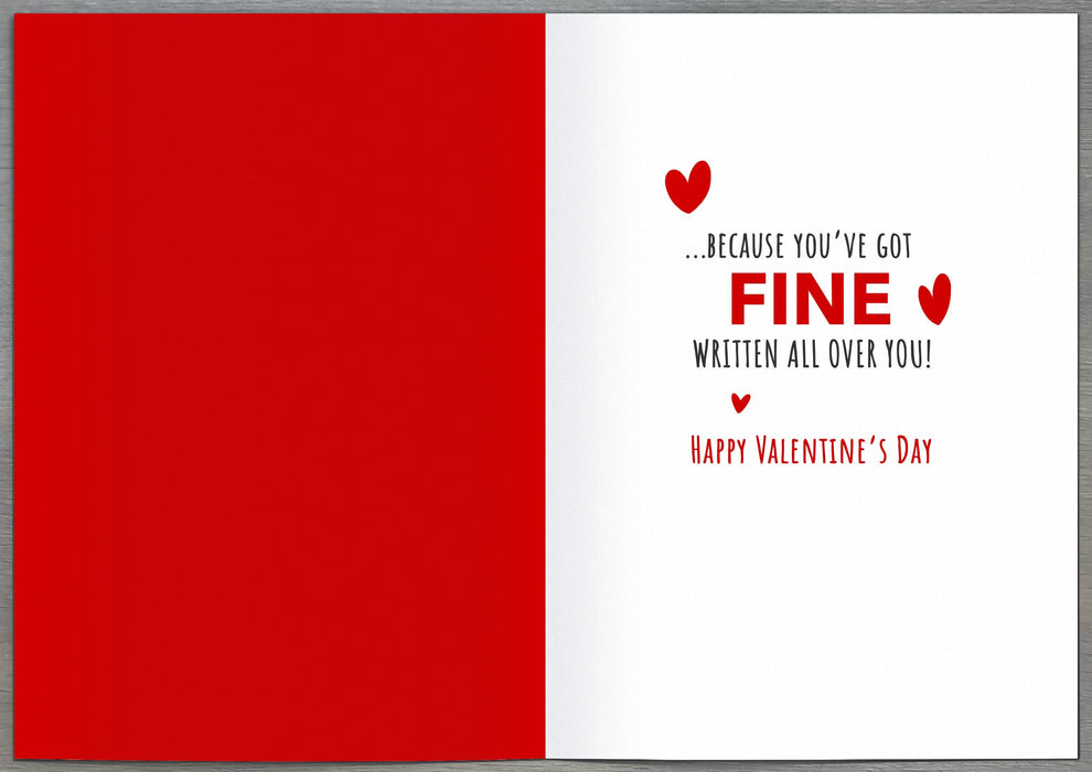 Giggles Valentine's Day Card for Partner, Humorous Design, 113123