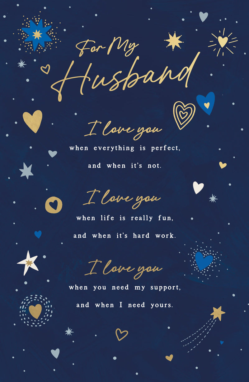 Gibson Valentine's Day Card for Husband, 113142