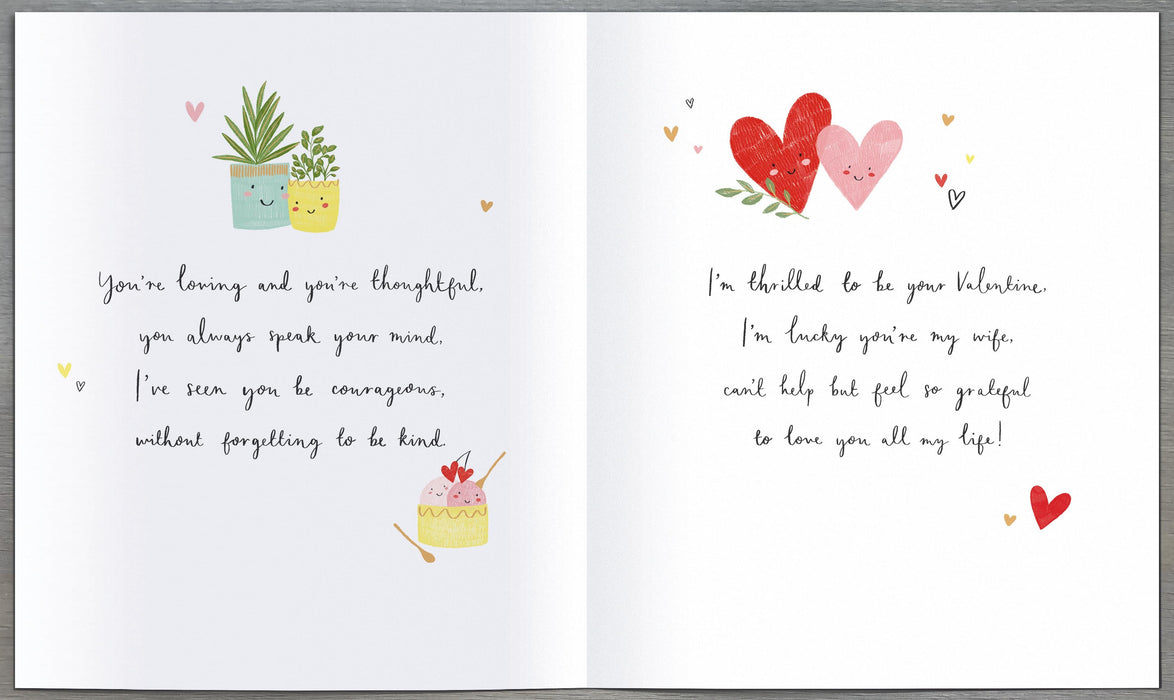 Amuslings Valentine's Day Card for Wife, 113168