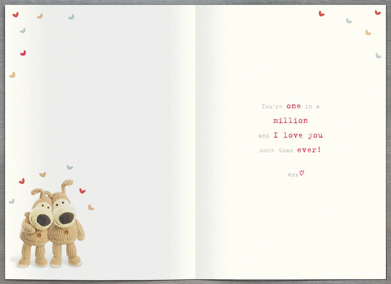 Wedding Anniversary Card Husband - inside