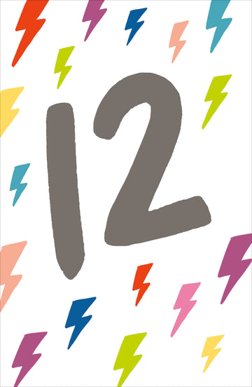 Carlton | 12th Birthday Card | Juvenile Design | With Envelope