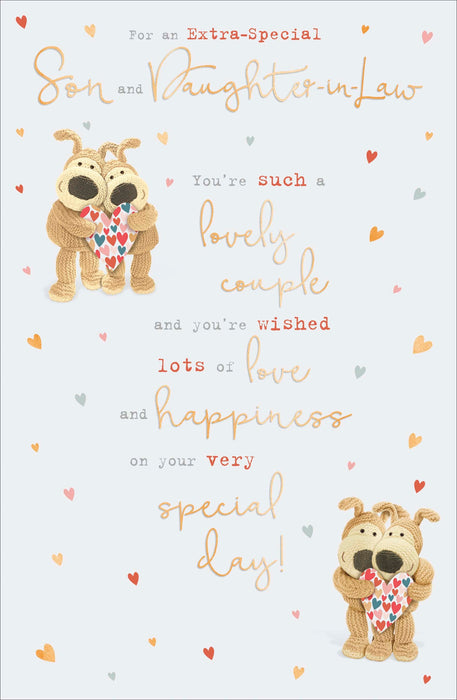 Boofle Anniversary Card for Wedding, Cute Design