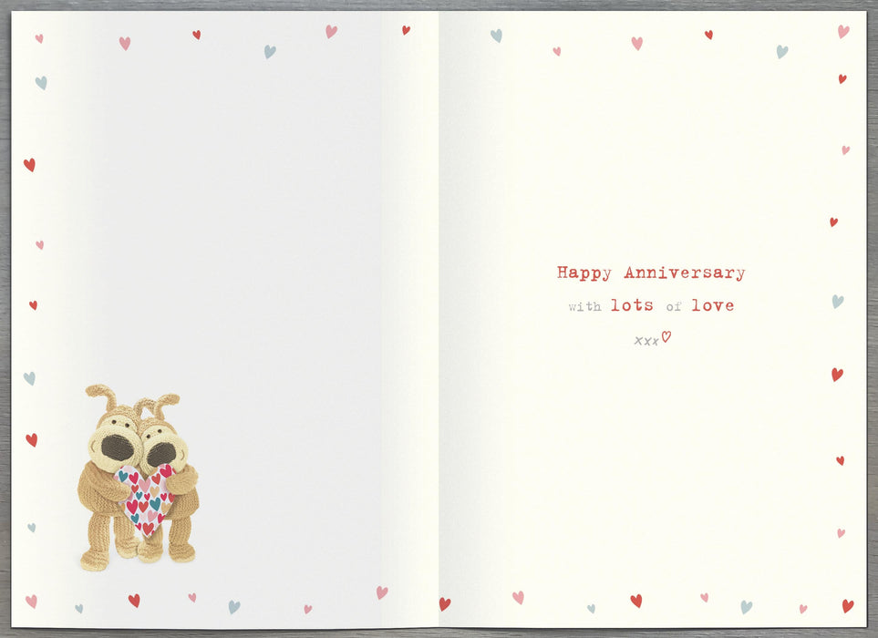 Boofle Anniversary Card for Wedding, Cute Design