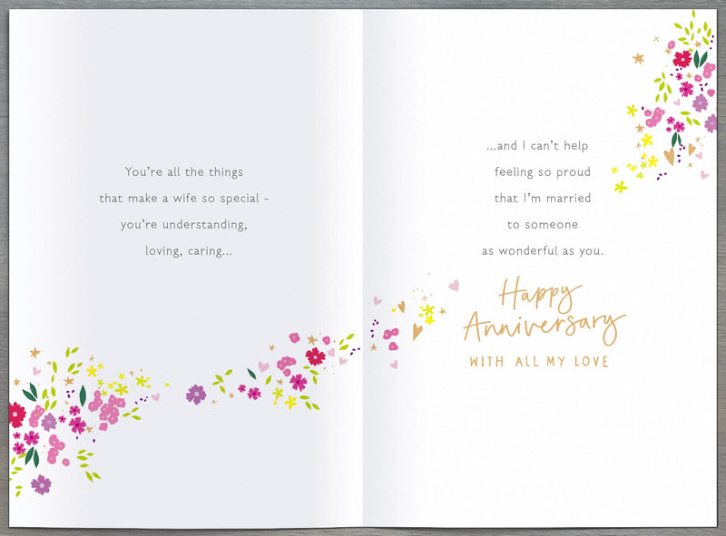 Gibson | Wedding Anniversary Card | Conventional Design | With Envelope