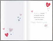 Wedding Anniversary Card Wife - back