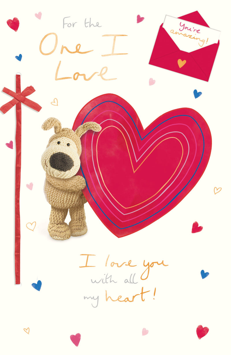 Boofle Valentine's Day Card for Partner, Cute Design, 118499