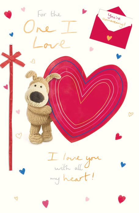 Boofle Valentine's Day Card for Partner, Cute Design, 118499