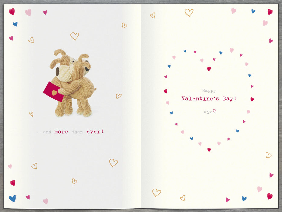 Boofle Valentine's Day Card for Partner, Cute Design, 118499