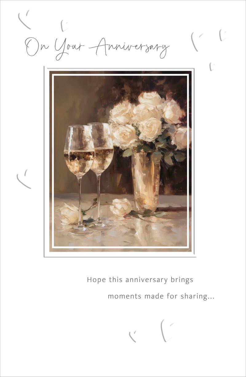 Gibson | Wedding Anniversary Card | Conventional Design | With Envelope