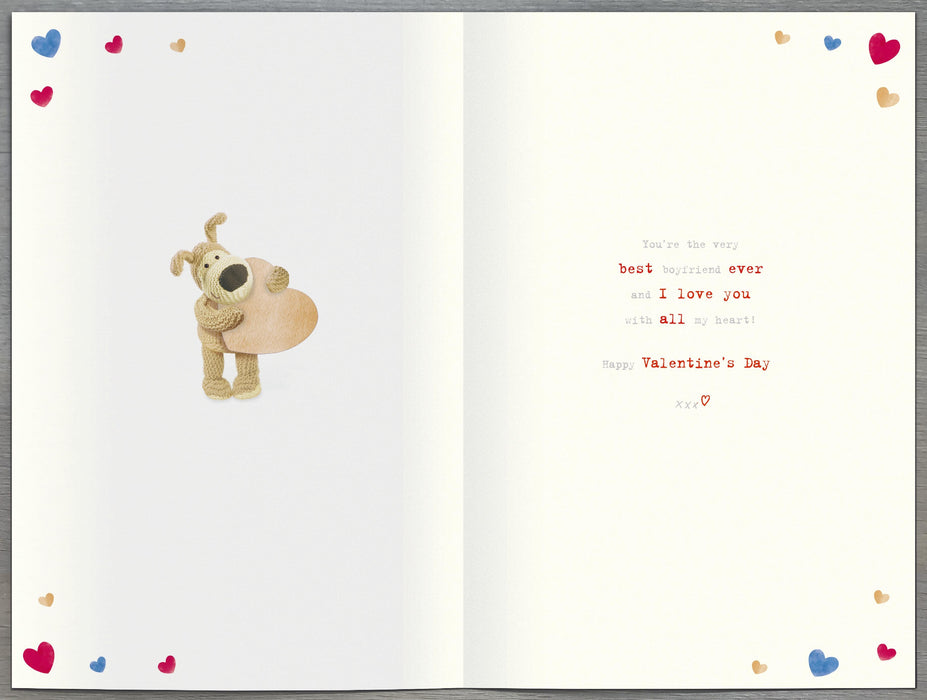 Boofle Valentine's Day Card for Boyfriend, Cute Design, 118514