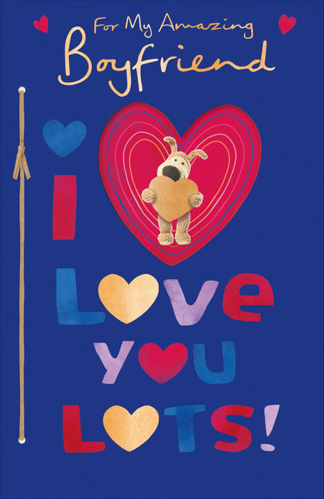 Boofle Valentine's Day Card for Boyfriend, Cute Design, 118514