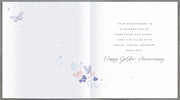 50th Wedding Anniversary Card - inside