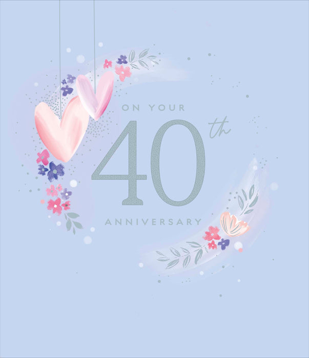Carlton Anniversary Card for Wedding, Conv Design