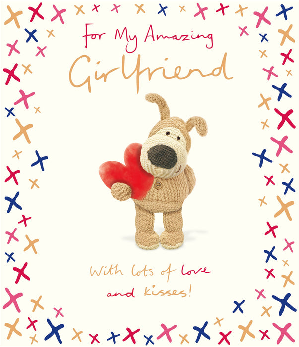 Boofle Valentine's Day Card for Girlfriend, Cute Design, 118872
