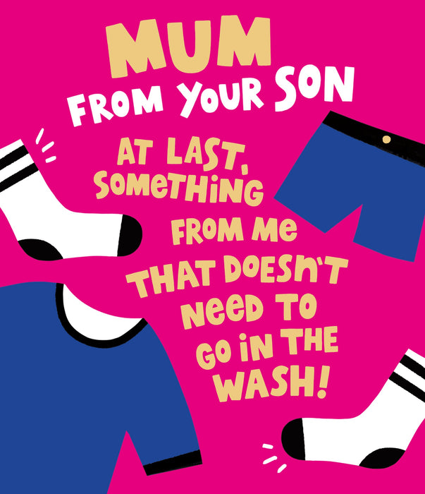 Hanson Mother's Day Card for Mum, Humorous Design, 121095