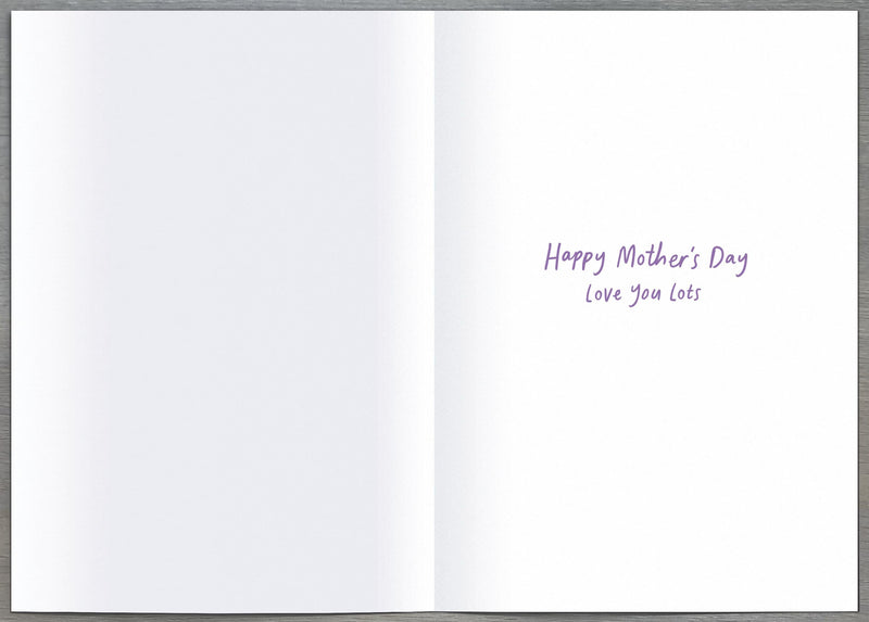 Nutmeg Mother's Day Card for Mummy, Juvenile Design, 125156